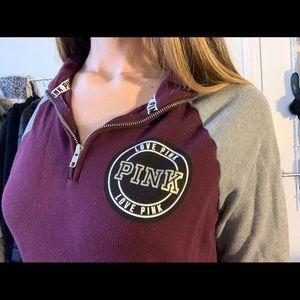 PINK Quarter Zip